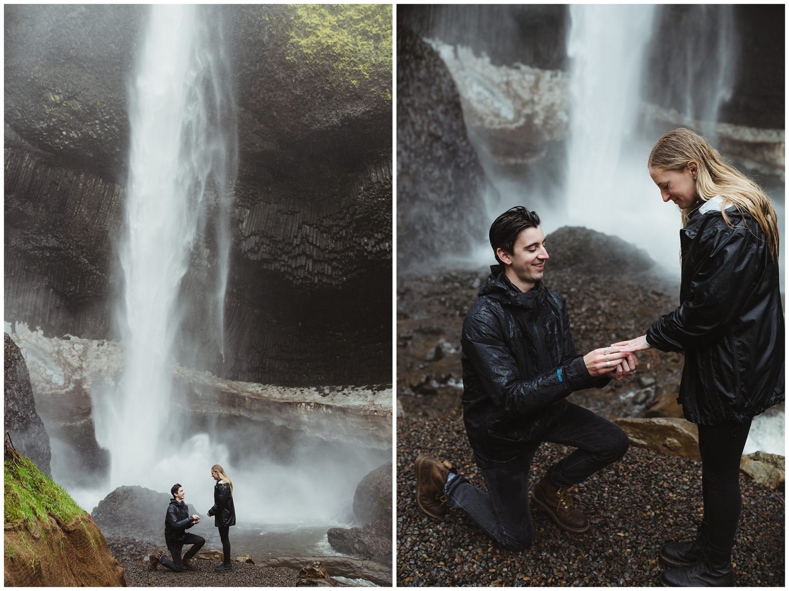 Rainy waterfall proposal in the Columbia River Gorge