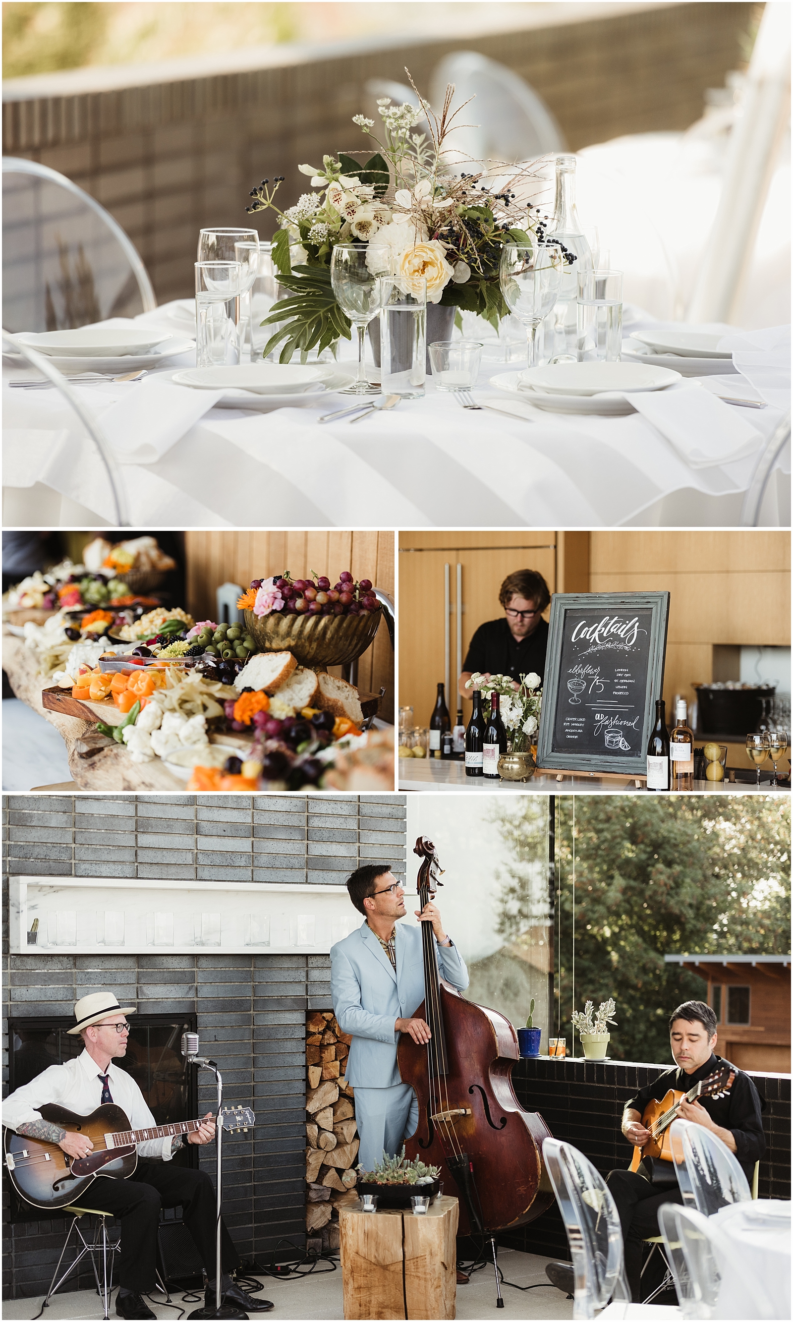Mid Century Modern wedding in Portland Oregon with White Pepper PDX and Bramble Floral // Kate Ames Photography