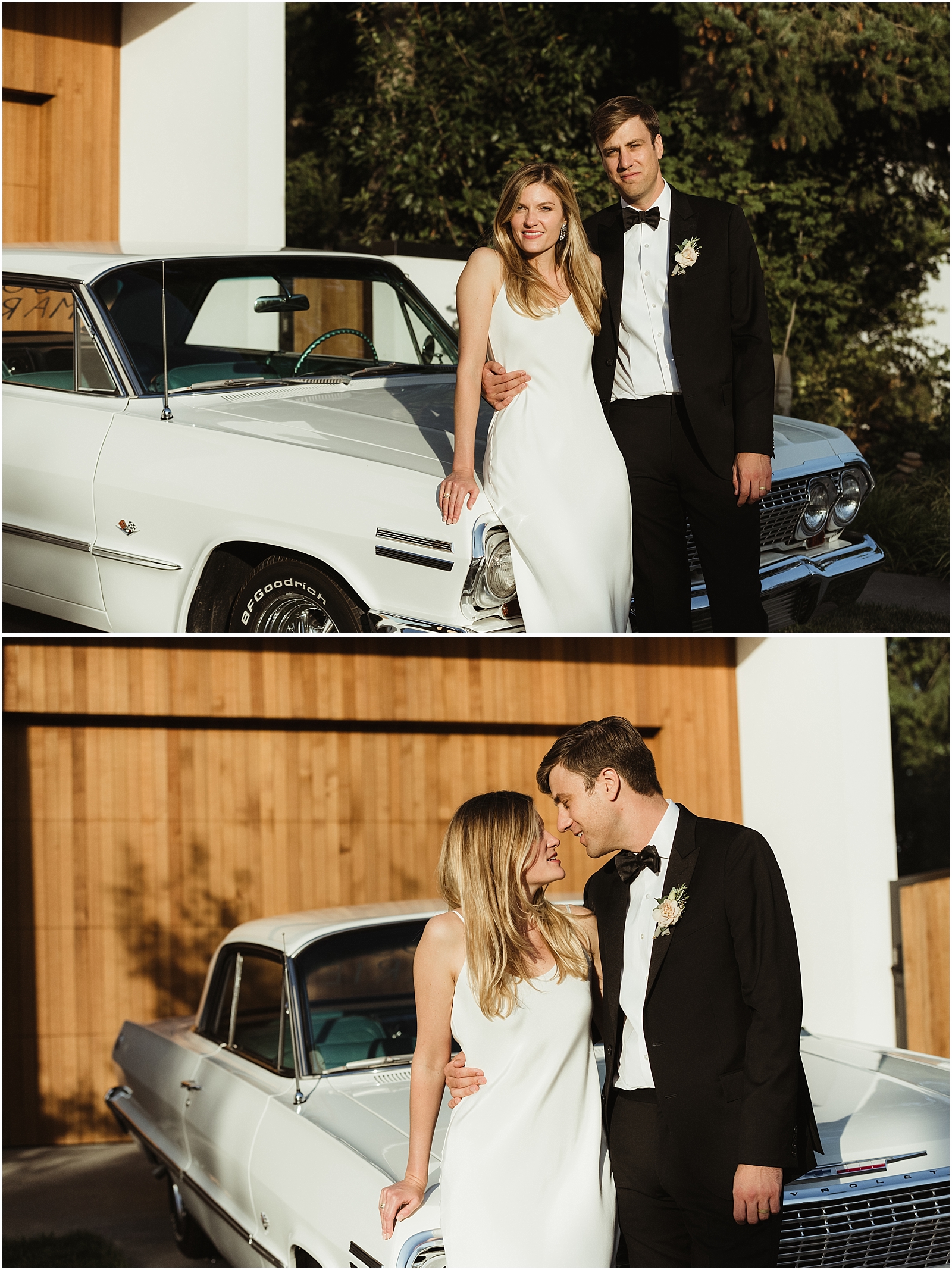 Mid century modern black tie wedding in Portland, OR // Kate Ames Photography