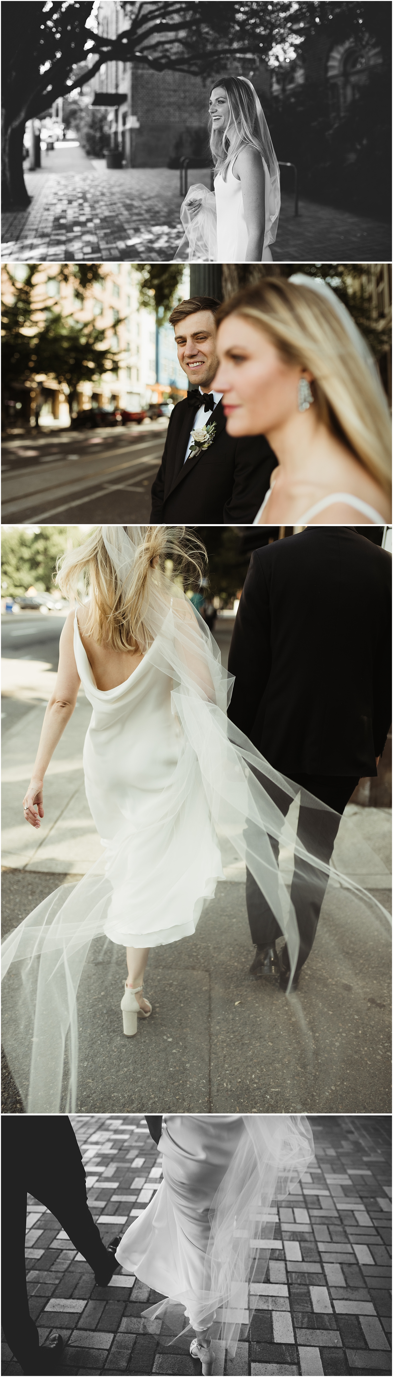 Modern Urban Wedding Photography in Portland, OR // Kate Ames Photography