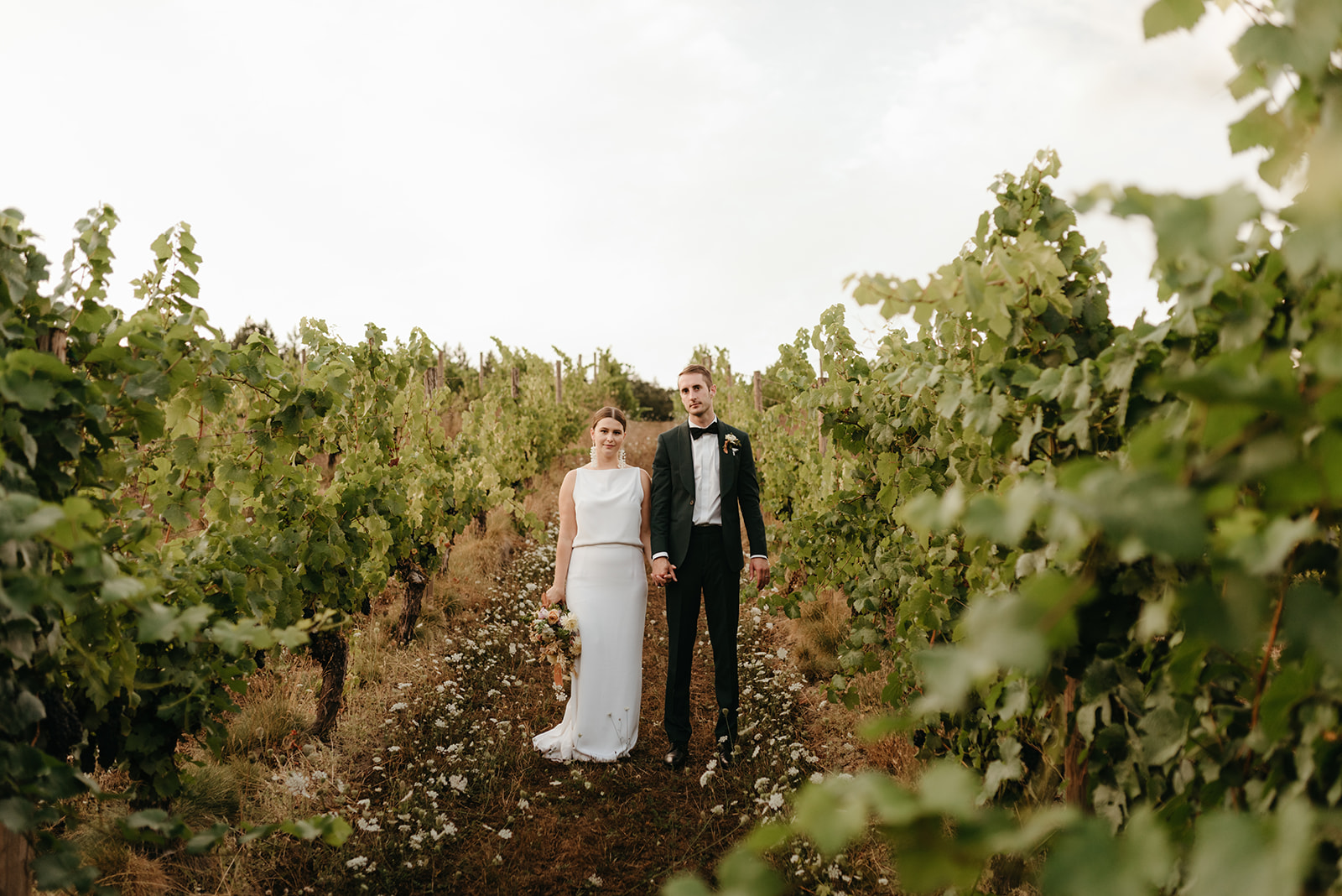 Modern Beacon Hill winery wedding